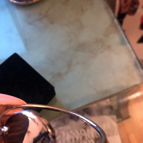 Eddie Borgo Silver Vermeil Disc Latch Cuff - Picture 3 of 4